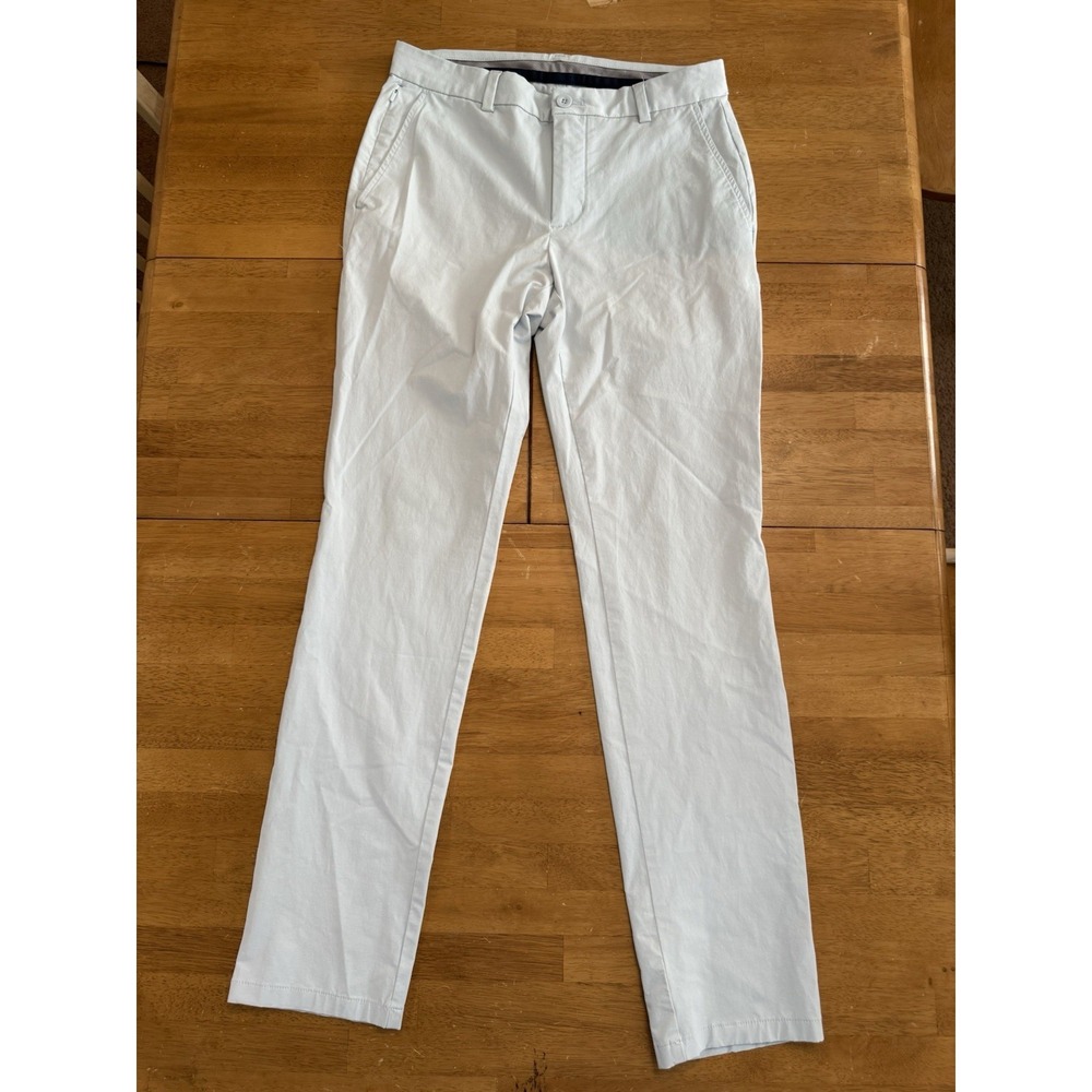 Vineyard Vines Pants Mens 30x32 On The Go OTG Performance Stretch Golf Baby Blue